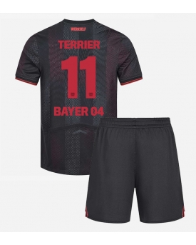 Bayer Leverkusen Martin Terrier #11 Maglia Gara Casa Repliche 2025-26 Bambino Maniche Corte